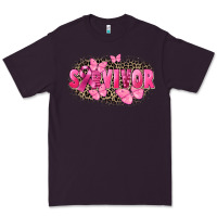 Plum Survivor Breast Cancer Premium Tee - FaDigitalArtStudio