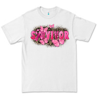 White Survivor Breast Cancer Premium Tee - FaDigitalArtStudio