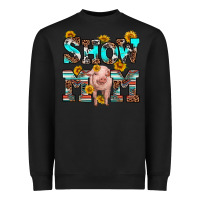 Black show mom pig Heavyweight Sweatshirt - RanaPortraitStore