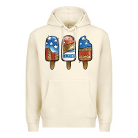 Sandshell patriotic leopard popsicles Premium Hoodie - Jasminsmagicworld