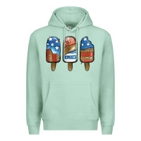 Seafoam patriotic leopard popsicles Premium Hoodie - Jasminsmagicworld