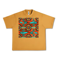 Peanut Butter native american aztec seamless pattern 2 Urban Heavy Tee - BundleAndBundleShop