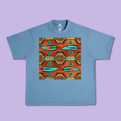 Native American Aztec Seamless Pattern 2 Urban Heavy Tee Designed By Bundleandbundleshop