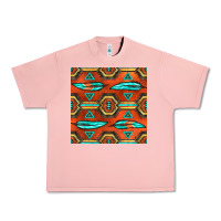 Salmon native american aztec seamless pattern 2 Urban Heavy Tee - BundleAndBundleShop