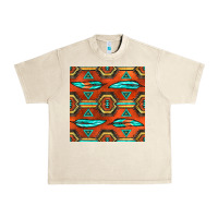 Sandshell native american aztec seamless pattern 2 Urban Heavy Tee - BundleAndBundleShop