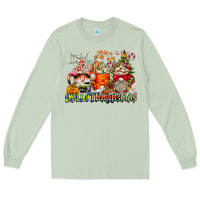 Matcha Hallothanksmas Gnome Coffee Cups Long Sleeve Tee - CowhideDigitalArt
