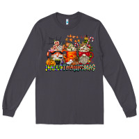 Smoke Hallothanksmas Gnome Coffee Cups Long Sleeve Tee - CowhideDigitalArt