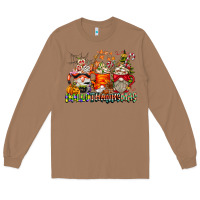 Toasted Coconut Hallothanksmas Gnome Coffee Cups Long Sleeve Tee - CowhideDigitalArt