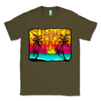 Army Green summer vibes Classic Tee - CowCowDesign