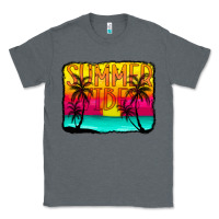 Charcoal Heather summer vibes Classic Tee - CowCowDesign