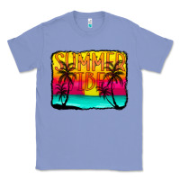 Colony Blue summer vibes Classic Tee - CowCowDesign