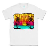 White summer vibes Classic Tee - CowCowDesign