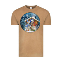 Vintage Camel Winter Farm Animals Vintage Tee - FaDigitalArtStudio