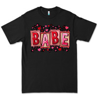 Black Valentine's Day babe Premium Tee - FaDigitalArtStudio