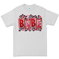 Dove Grey Valentine's Day babe Premium Tee - FaDigitalArtStudio