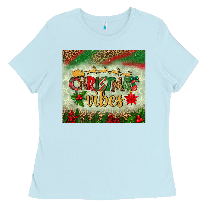 Christmas Vibes Tumbler Ladies Tee by BundleAndBundleShop | Teevron