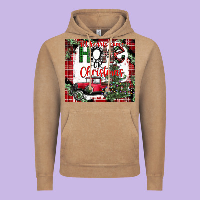 Christmas Homecoming Celebration Vintage Hoodie Designed By Cowhidedigitalart