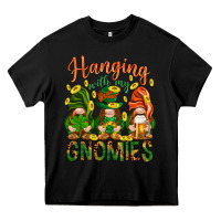 Black Hanging with my gnomies Heavy Core Tee - HowdyJamesFarm