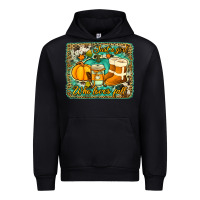 Black just a girl who loves fall background Urban Hoodie - Jasminsmagicworld