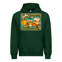 Forest Green just a girl who loves fall background Urban Hoodie - Jasminsmagicworld