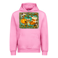 Fuchsia Pink just a girl who loves fall background Urban Hoodie - Jasminsmagicworld