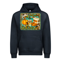 Navy just a girl who loves fall background Urban Hoodie - Jasminsmagicworld