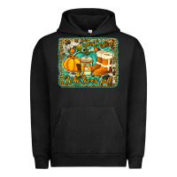 Pigment Black just a girl who loves fall background Urban Hoodie - Jasminsmagicworld
