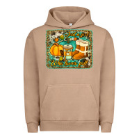 Pigment Burro just a girl who loves fall background Urban Hoodie - Jasminsmagicworld