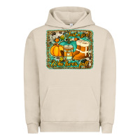 Just A Girl Who Loves Fall Background Urban Hoodie | Teevron