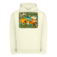 Pigment Pistachio just a girl who loves fall background Urban Hoodie - Jasminsmagicworld