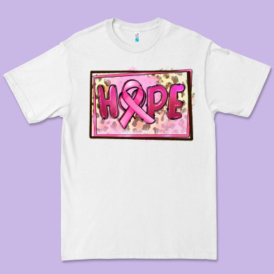Hope Breast Cancer Premium Tee Designed By Fadigitalartstudio