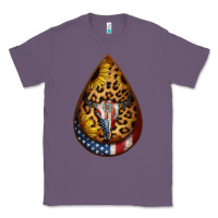 Lavender american sunflower bullskull teardrop earrings Classic Tee - Jasminsmagicworld