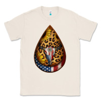 Natural american sunflower bullskull teardrop earrings Classic Tee - Jasminsmagicworld
