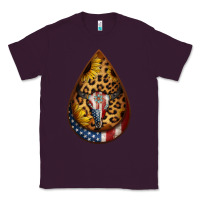 Plum american sunflower bullskull teardrop earrings Classic Tee - Jasminsmagicworld