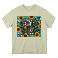 Mossy western blessed sunflower's Heavy Core Tee - RanaPortraitStore