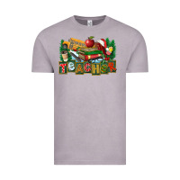 Vintage Zinc Christmas Teacher Vintage Tee - FaDigitalArtStudio