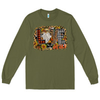 Army Green Love Fall Long Sleeve Tee - CowhideDigitalArt