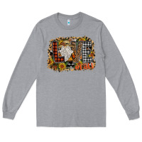 Heather Grey Love Fall Long Sleeve Tee - CowhideDigitalArt
