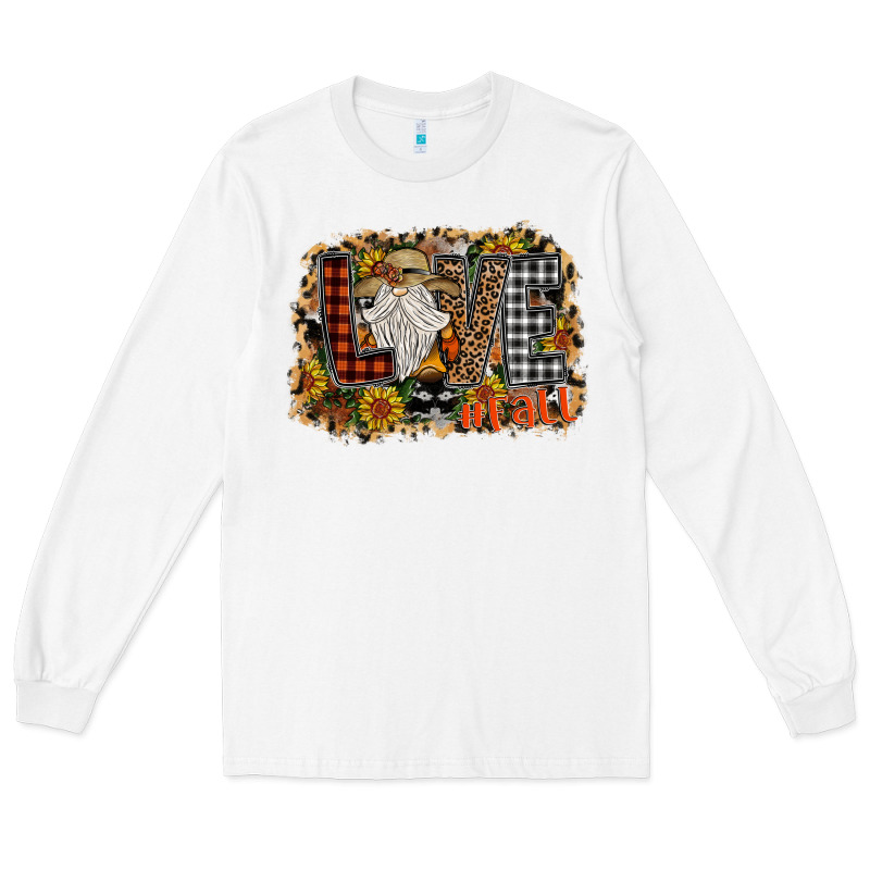 Love Fall Long Sleeve Tee by CowhideDigitalArt | Teevron
