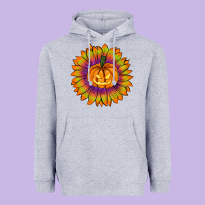 Halloween Sunflower Heavyweight Hoodie Designed By Ranaportraitstore