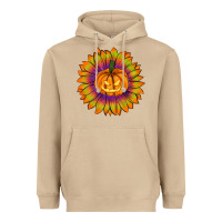 Mushroom Halloween Sunflower Heavyweight Hoodie - RanaPortraitStore