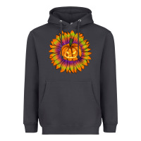 Smoke Halloween Sunflower Heavyweight Hoodie - RanaPortraitStore