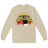 Mushroom just look at it vintage funny for men women and family t shirt Long Sleeve Tee - baoMotion