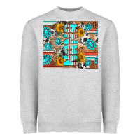 Heather Grey western nana Heavyweight Sweatshirt - RanaPortraitStore