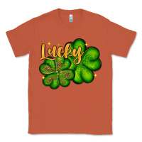 Copper St. Patrick's Lucky and shamrock Classic Tee - OliviaCreatesArt