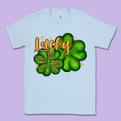 St. Patrick's Lucky And Shamrock Classic Tee Designed By Oliviacreatesart