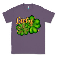 Lavender St. Patrick's Lucky and shamrock Classic Tee - OliviaCreatesArt