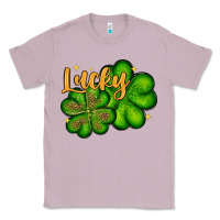 Lilac St. Patrick's Lucky and shamrock Classic Tee - OliviaCreatesArt