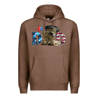 Chestnut dad military boots and hat Premium Hoodie - Artiststas