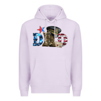Lilac dad military boots and hat Premium Hoodie - Artiststas